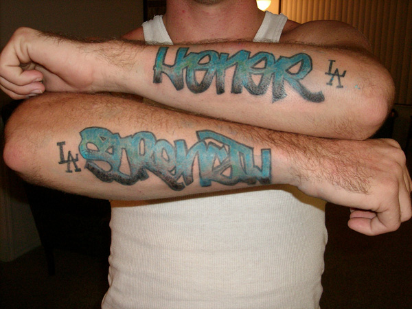 Twin Words Tattoo