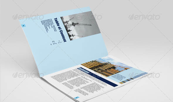 16 Pages Energy Construction Corporate Brochure