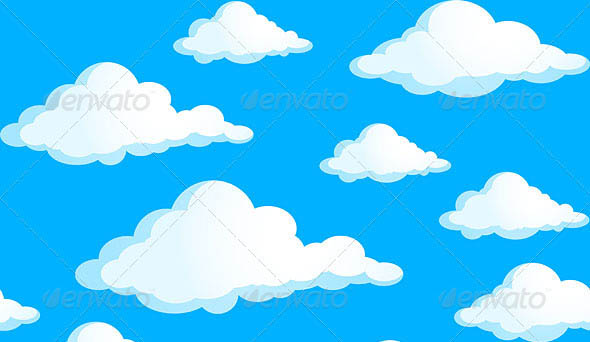 Clouds blue