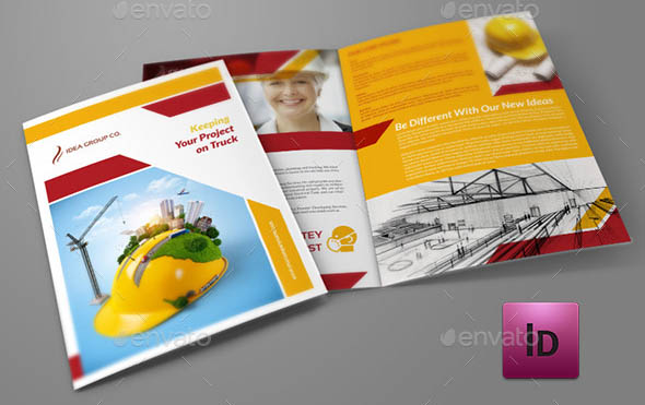 Construction Company Brochure Bi-Fold