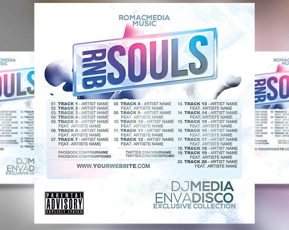 RnB Souls Music CD Cover