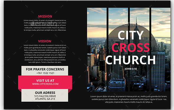 Modern Church Brochure