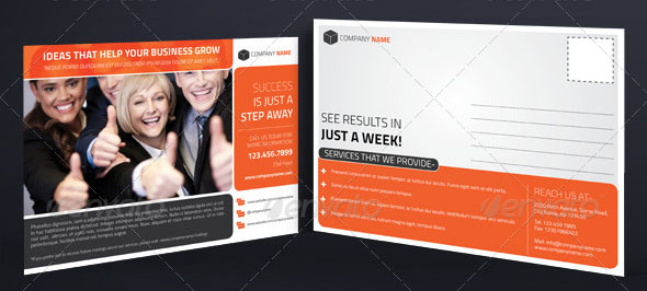 Multipurpose Clean Corporate Postcard Vol.2