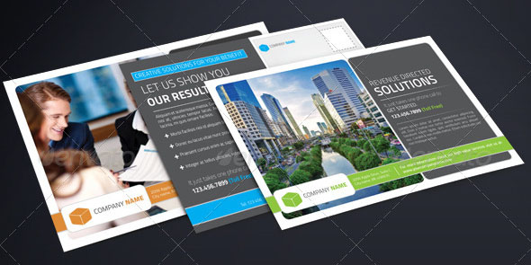 Multipurpose Clean Corporate Postcard Vol1
