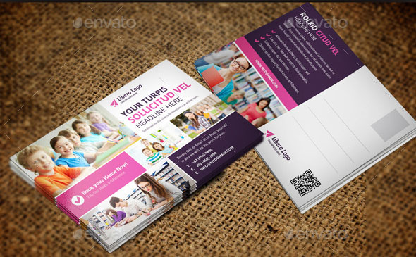 Postcard InDesign Template