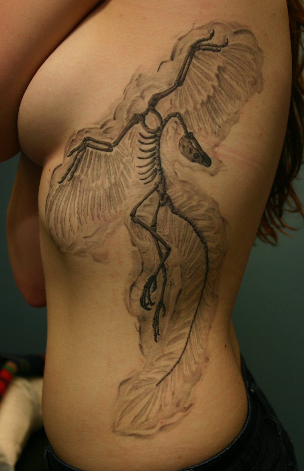 Dinosaur Tattoo on Rip