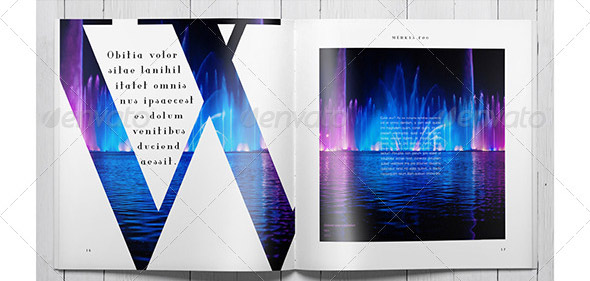 Indesign square photo book template