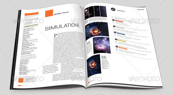 Astronomy Magazine Template