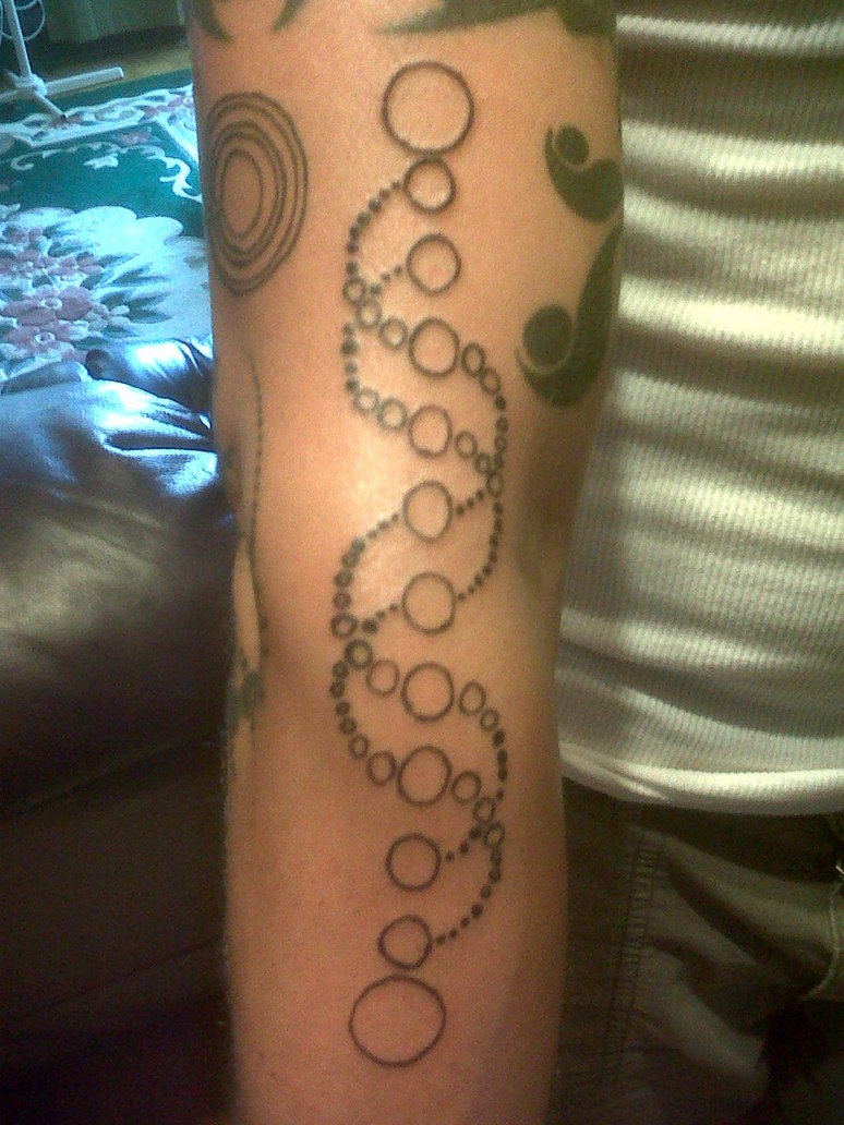 DNA Crop Circle Tattoo Designs