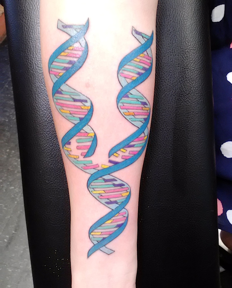 DNA Tattoos on Arm