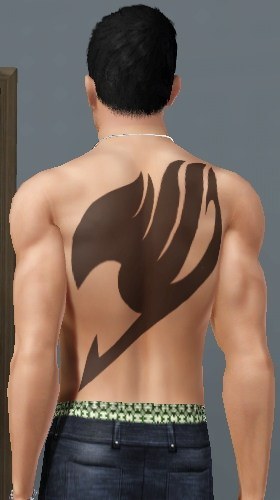 Fairy Tail Tattoo on Back