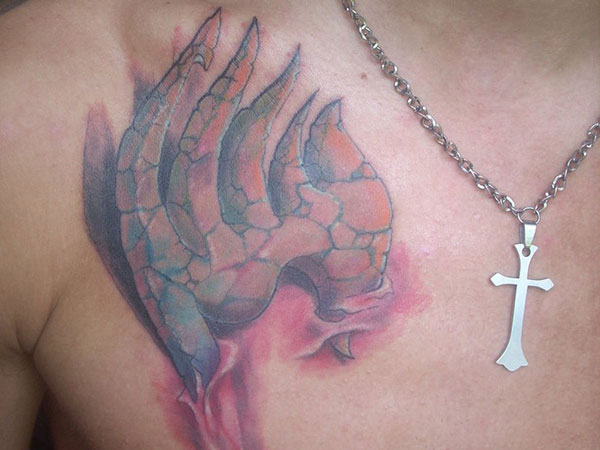 Fire Breathing Fairy Tail Tattoo