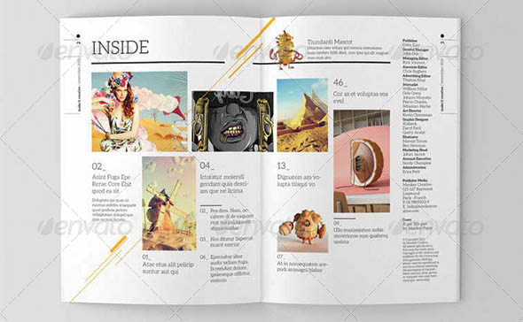Indesign Magazine Template 01