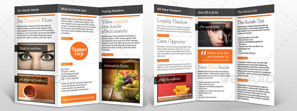 Multi-Purpose Trifold Brochure