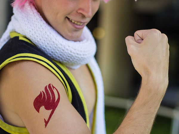 Red Fairy Tail Tattoo