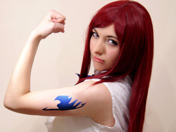 Sexy Blue Fairy Tail Tattoo