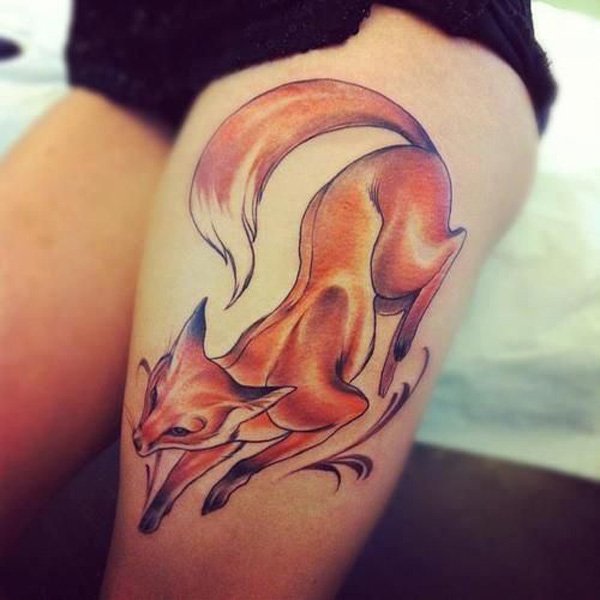 Sexy fox Tattoo