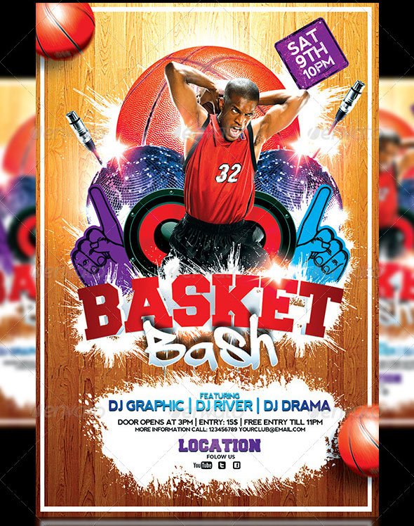 Basketball Bash Flyer