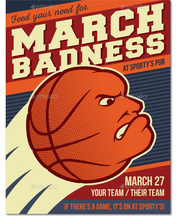 Basketball Poster Flyer Ad