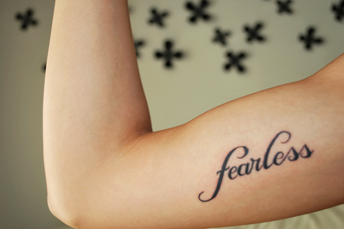 Fearless Tattoo on Arm