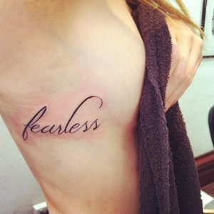 Fearless Tattoo on Girl