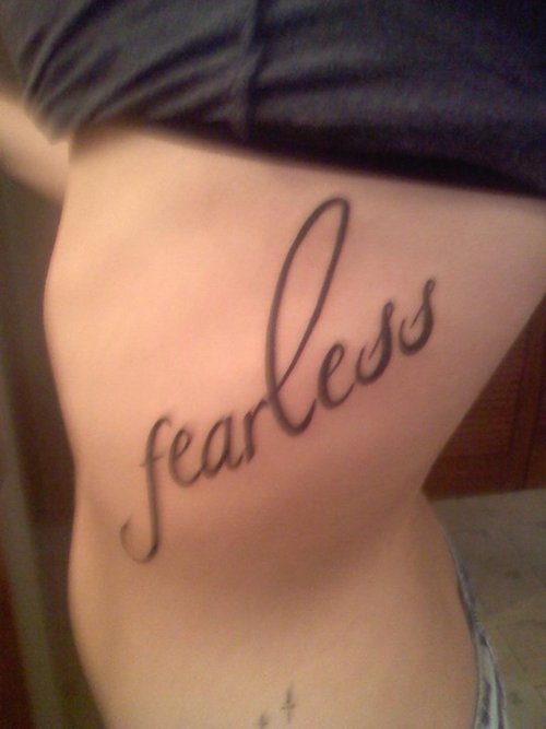 Sexy Fearless Tattoo