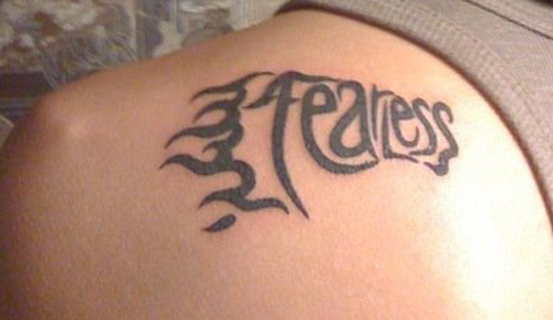 Tribal Fearless Tattoo
