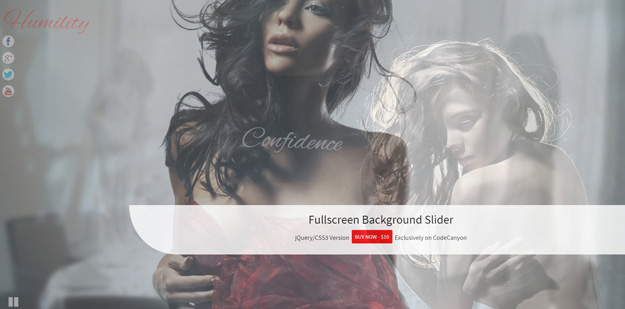 fullscreen bg slider