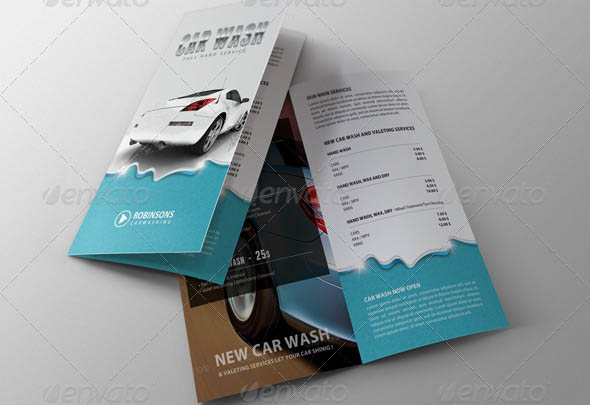 Car Wash Bifold Brochure 02