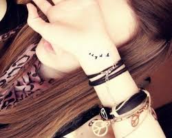 Cool Freedom Tattoo on Wrist