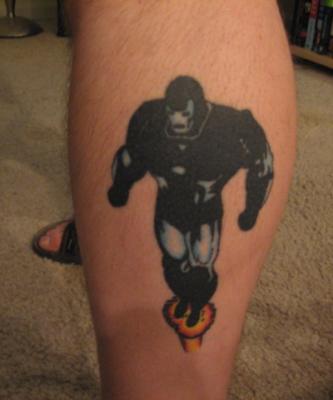 Flying Iron Man Tattoo
