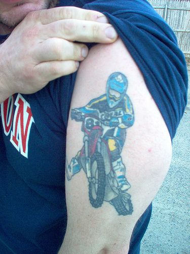 Racing Biker Tattoo