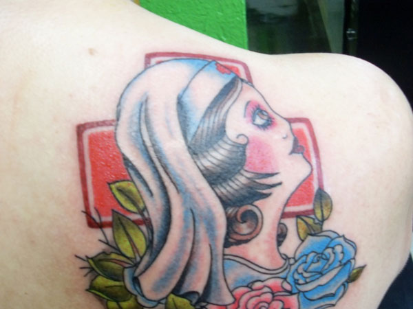 Red Cross Nurse Tattoo