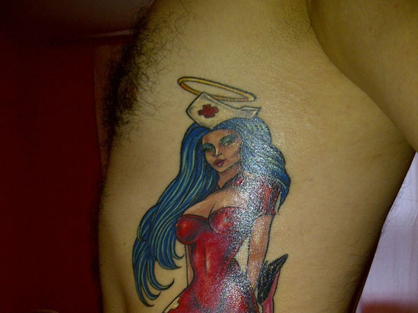 Red Nurse Tattoo