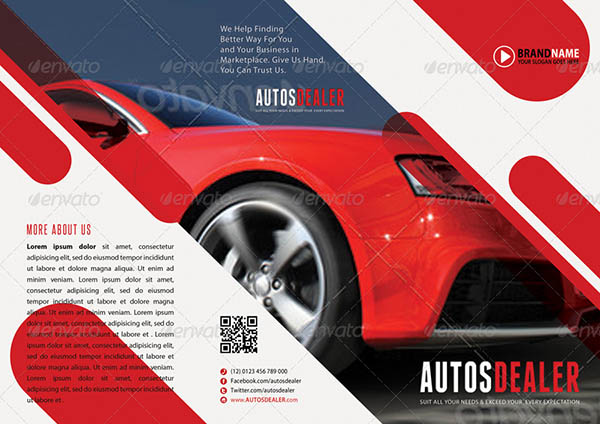 Rent A Car Trifold Brochure 04
