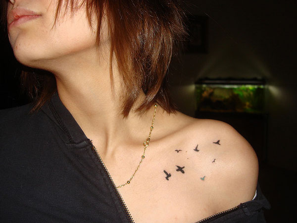 Sexy Freedom Tattoo on Shoulder