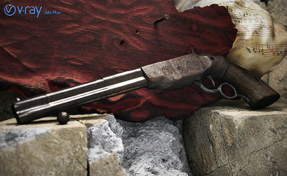 Decorative Antique Pistol