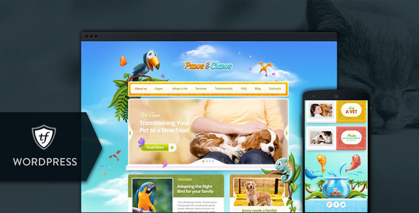 Pet WordPress Theme