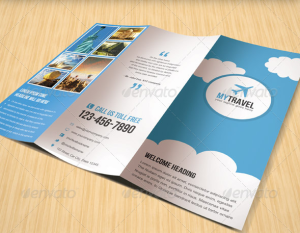 Travel Business Trifold Brochure