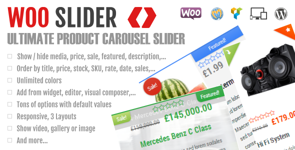 Ultimate Woo Commerce Product Slider