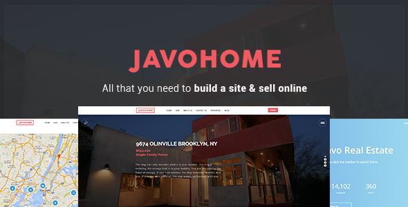 Javo Home Real Estate WordPress Theme