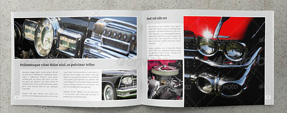 Car - Product Showcase Horizontal A4