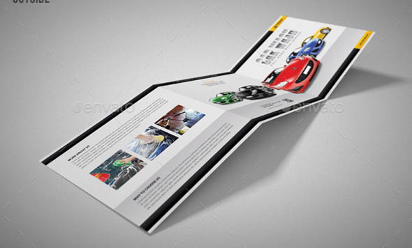 Car Wash Square 3-Fold Brochure 01