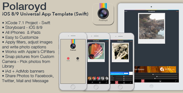 Full iOS Universal Photo App Template