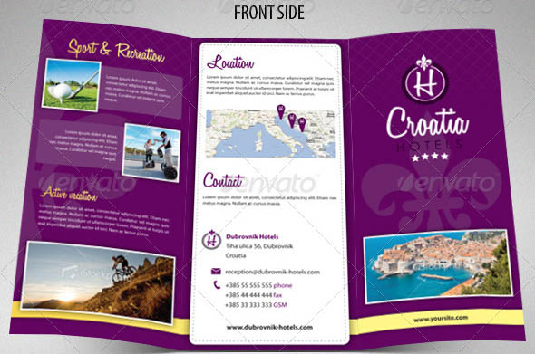Hotel Trifold Brochure