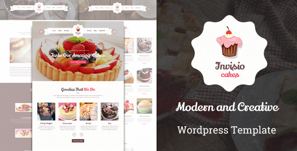 Invisio Cake Sweet Food Theme