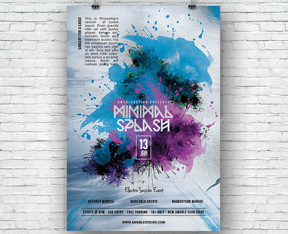 Minimal Splash Flyer