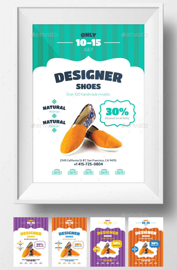 New shoes promo template