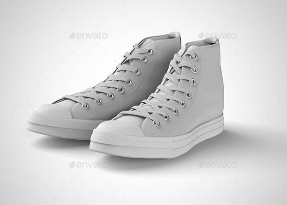 Sneakers Shoes Mock-up