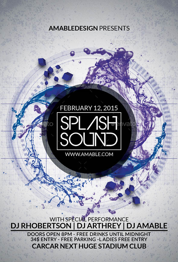 Splash Sound Flyer